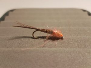 Pheasant Tail Fluo Orange Fly