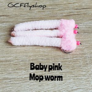 Mop Worm Baby Pink x 3