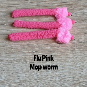 Mop Worm Flu Pink x 3