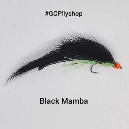 Black Mamba x 3 Barbed - Fly Fishing Flies - Granite City Fishing