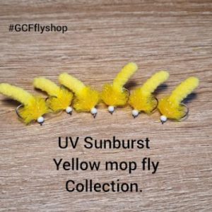 Yellow Mop Fly Collections. barbed