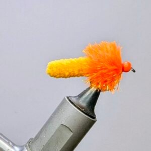 Orange mop Fly Barbless.