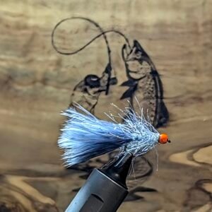 Mini Silver Orange hot Head Humungous Lure.