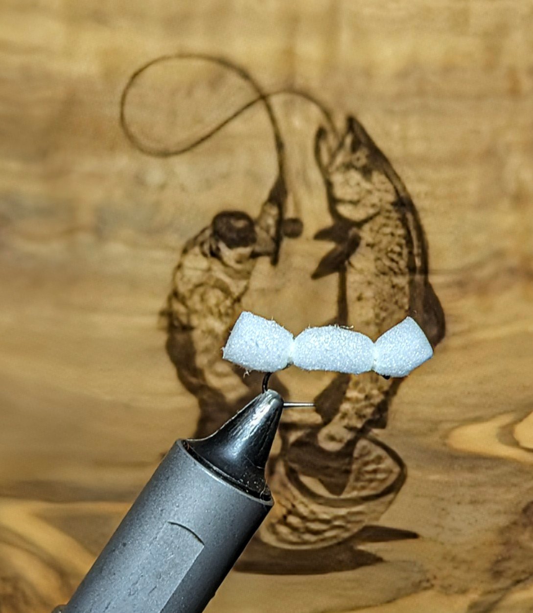 Smokies White (Barbless Foam Fly)