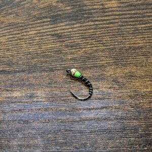 Gold Head Black/Chartreuse Okey Dokey Buzzer.