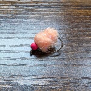 Trout Flesh UV Pink Bead head Barbless.