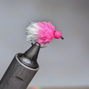 Original Raspberry and Milk Squashie  Egg Fly x 3 Barbless