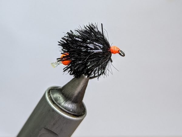 Black/Orange Egg Laying Blob x 3 barbless