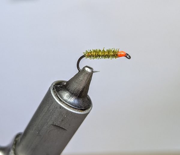 Dawsons Olive Stick minnow fly (Barbless)