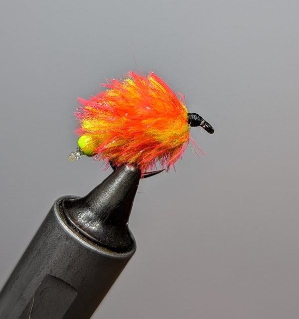 Rhubarb & Custard/ Chartreuse Egg Laying Egg Fly x 3 barbless