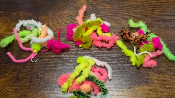Mix of mop worms and mop squirmy worms  x 10