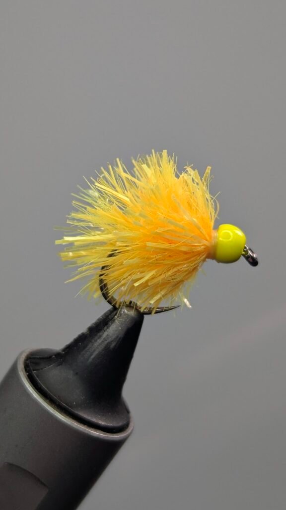 Sunburst Blob Yellow Bead Head x 1.