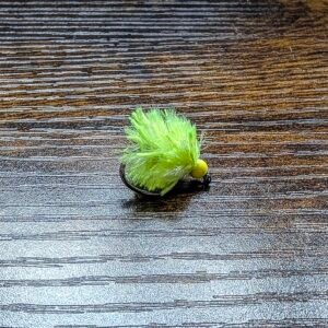 Glow in the dark Flu Yellow Egg Fly.