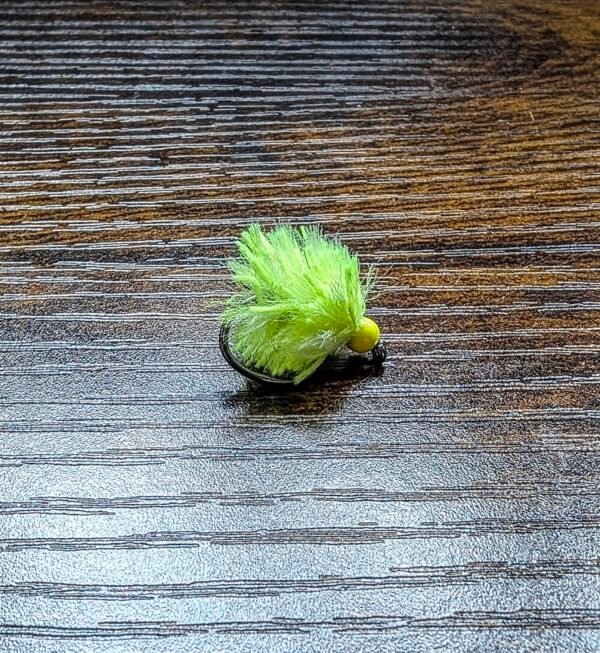 Glow in the dark Flu Yellow Egg Fly.