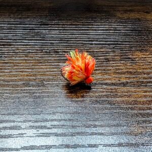 Glow in the dark Tiger Blend Egg Fly.