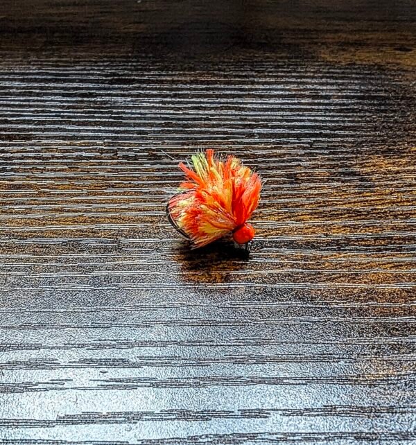 Glow in the dark Tiger Blend Egg Fly.