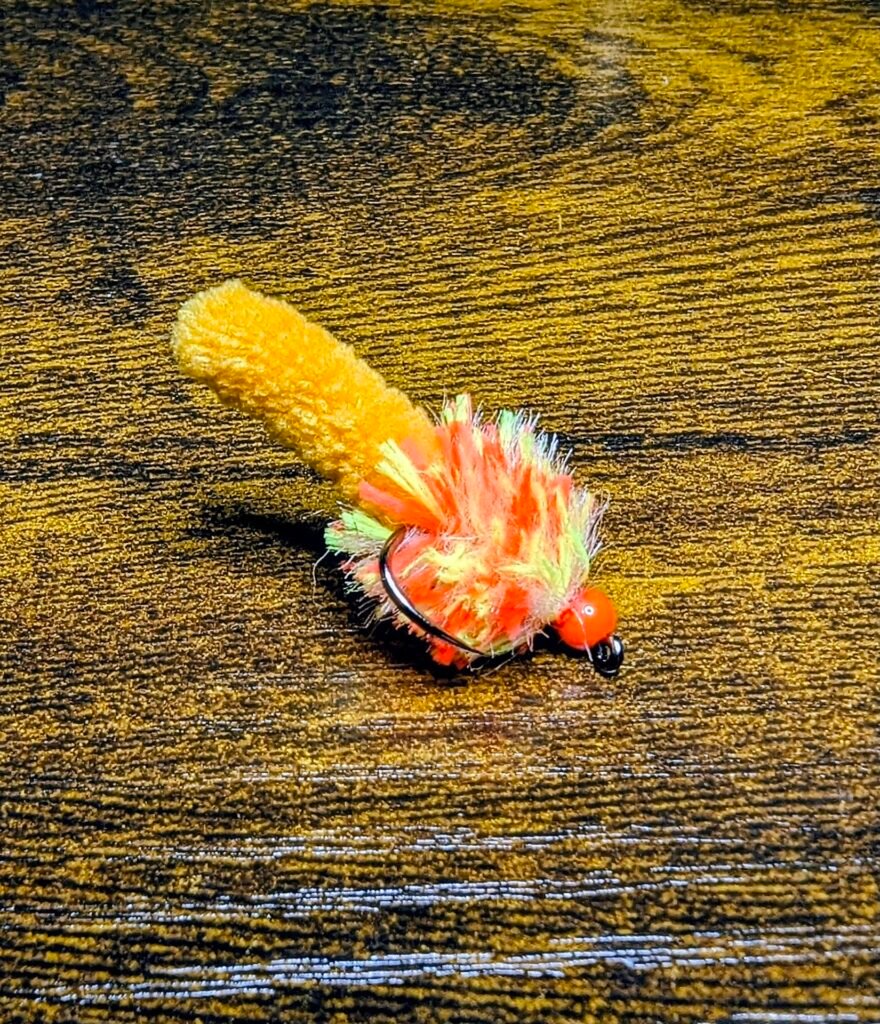 Glow in the dark Tiger Blend Mop Fly .