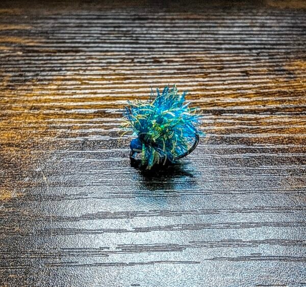 Teal Blue sunbeam Blob Blue Bead head.