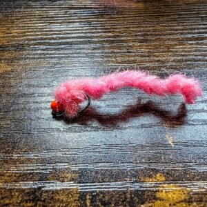 Watermelon egg-it UV Worm.