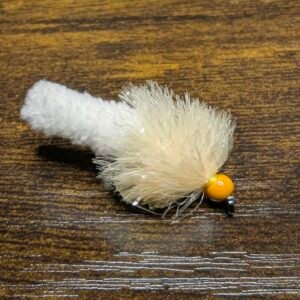 White/Pineapple Mop Fly.