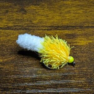 Yellow/White Mop Fly.