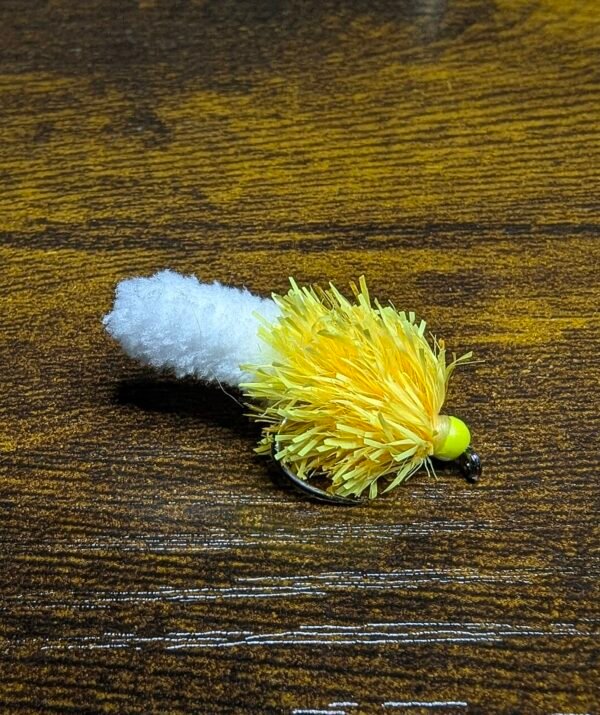 Yellow/White Mop Fly.