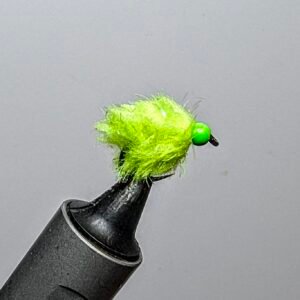 UV Chartreuse Egg Fly.