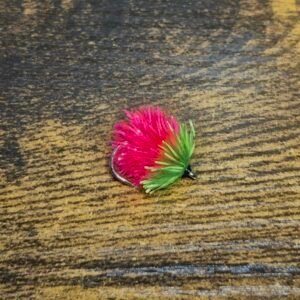 Hot Coral & Hulk Blob x 1 Barbless.
