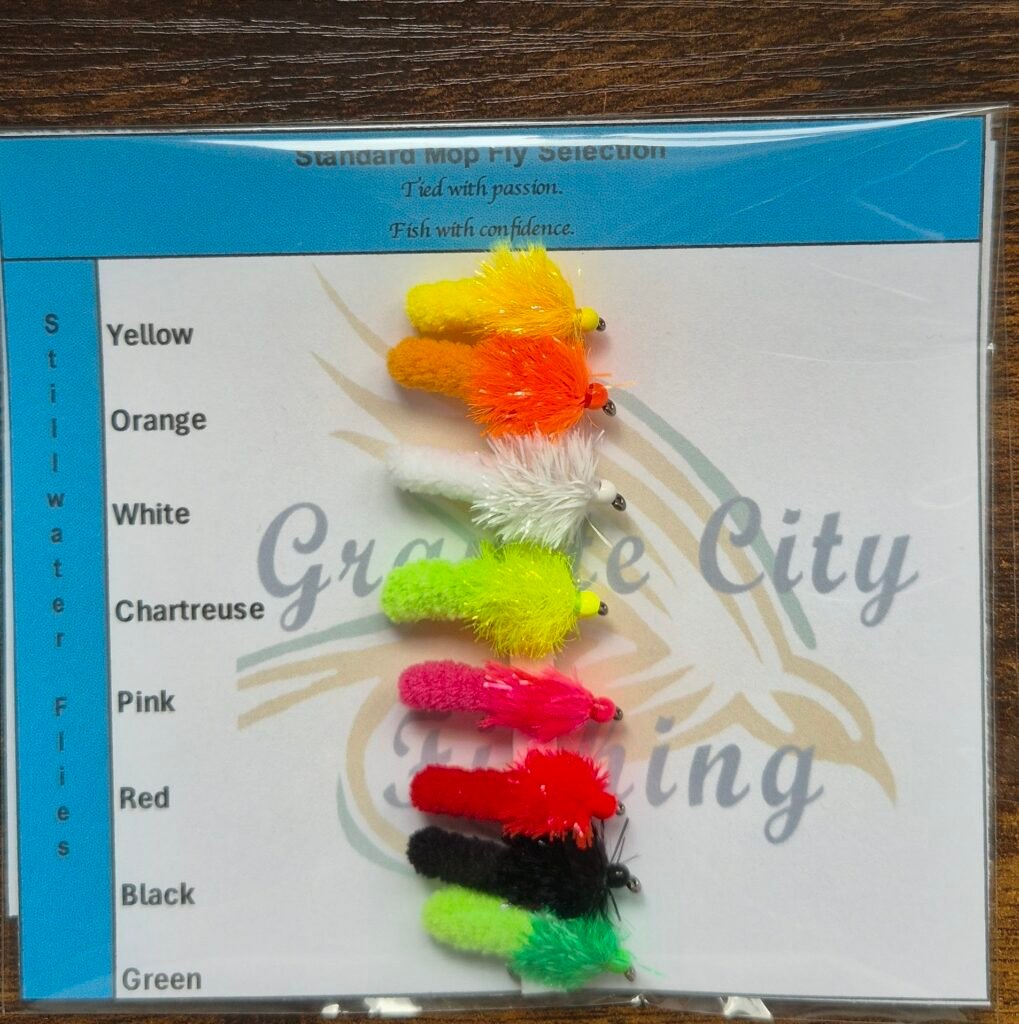 Standard Mop Fly Selection.