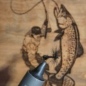 Black Ant Dry Fly (BUDGET FLY).