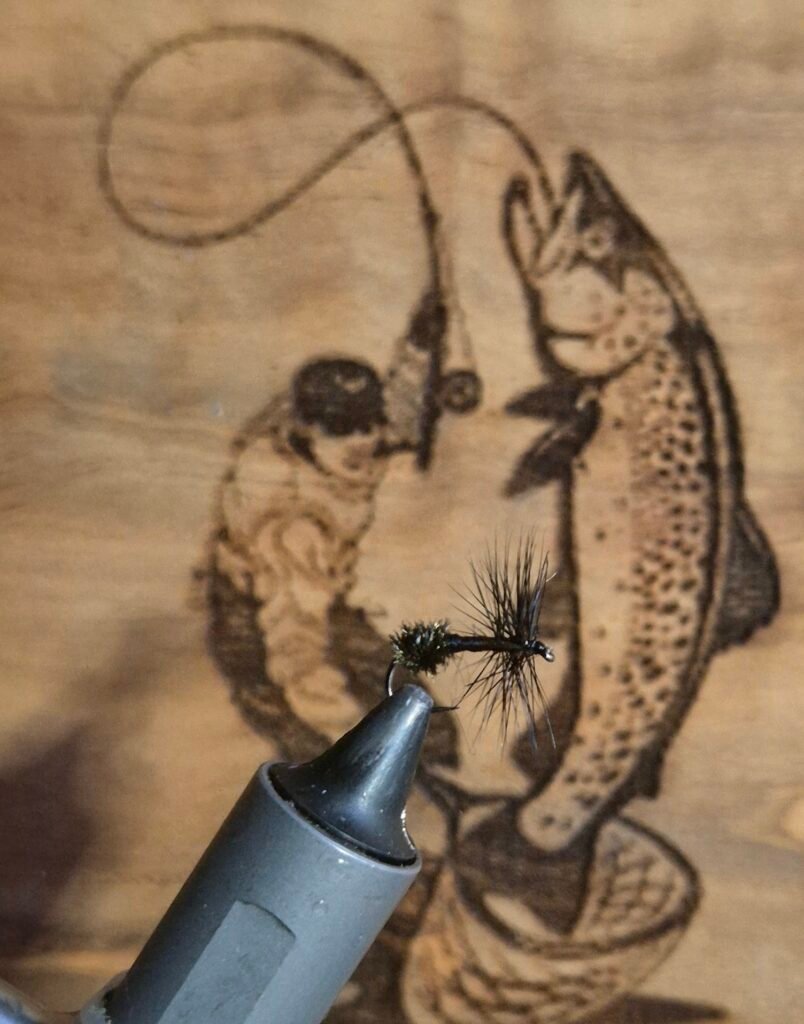 Black Ant Dry Fly (BUDGET FLY).