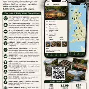 Catch Log — Your UK Fly Fishing Journal.