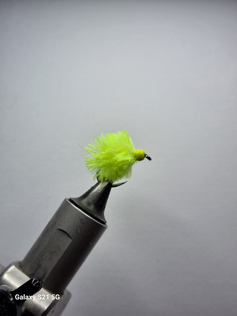 Glow in the Dark Flu Yellow Egg Fly Stillwater Trout Fly