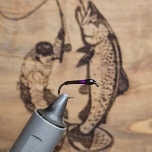 Purple Holographic Vicars Buzzer Barbless.