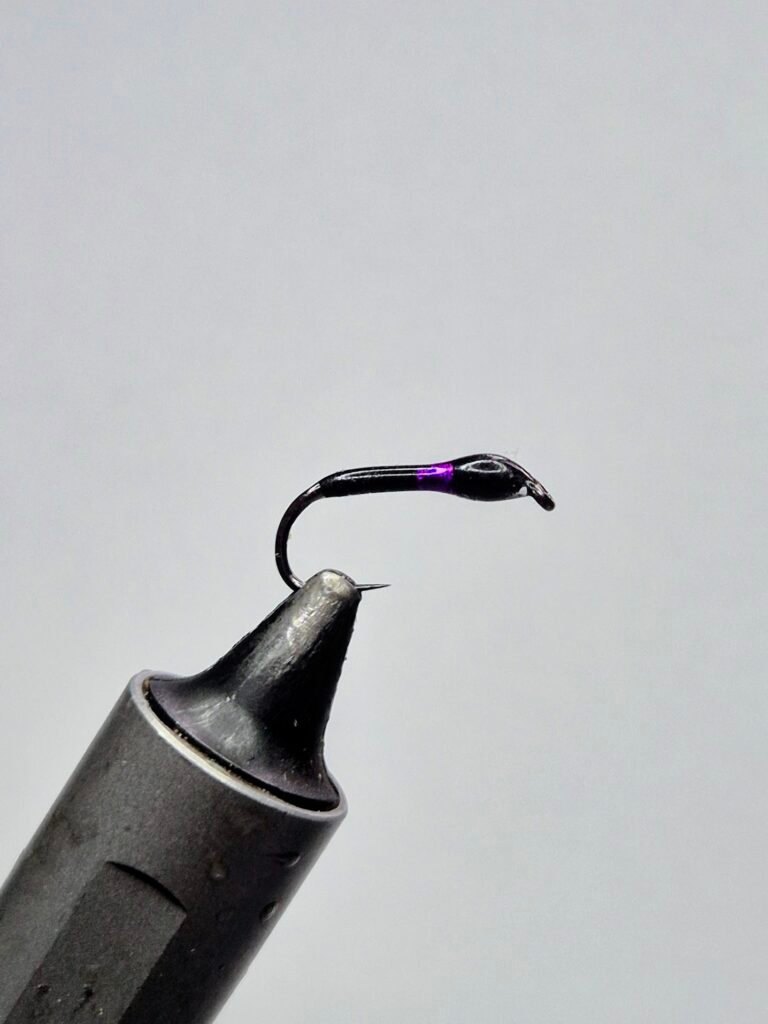 Purple Holographic Vicars Buzzer Barbless.