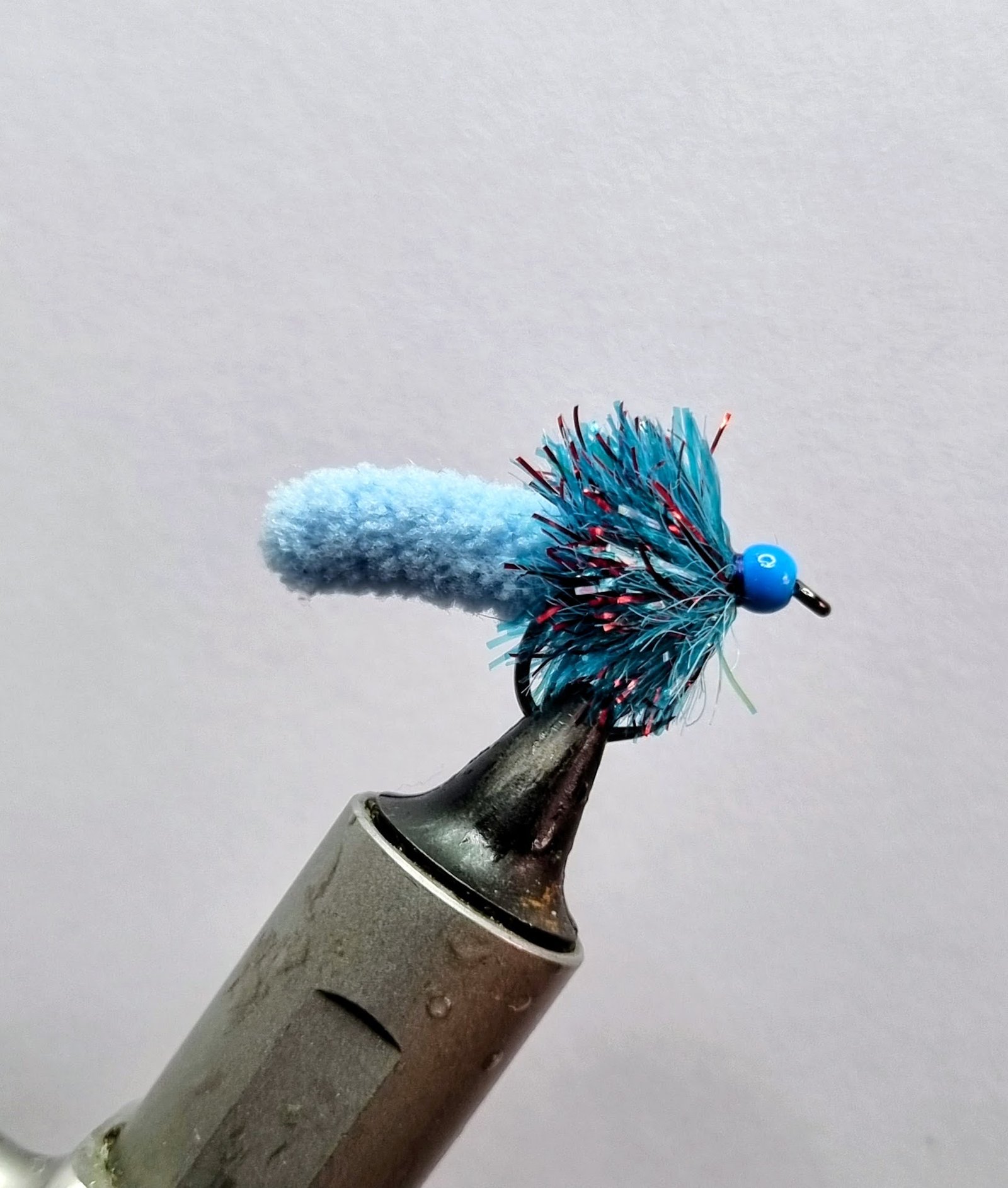 Hand tied Mop Fly for stillwater trout fishing