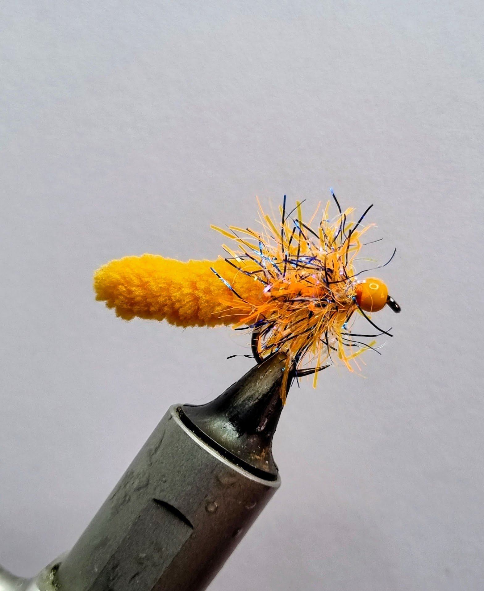 Hand tied Mop Fly for stillwater trout fishing