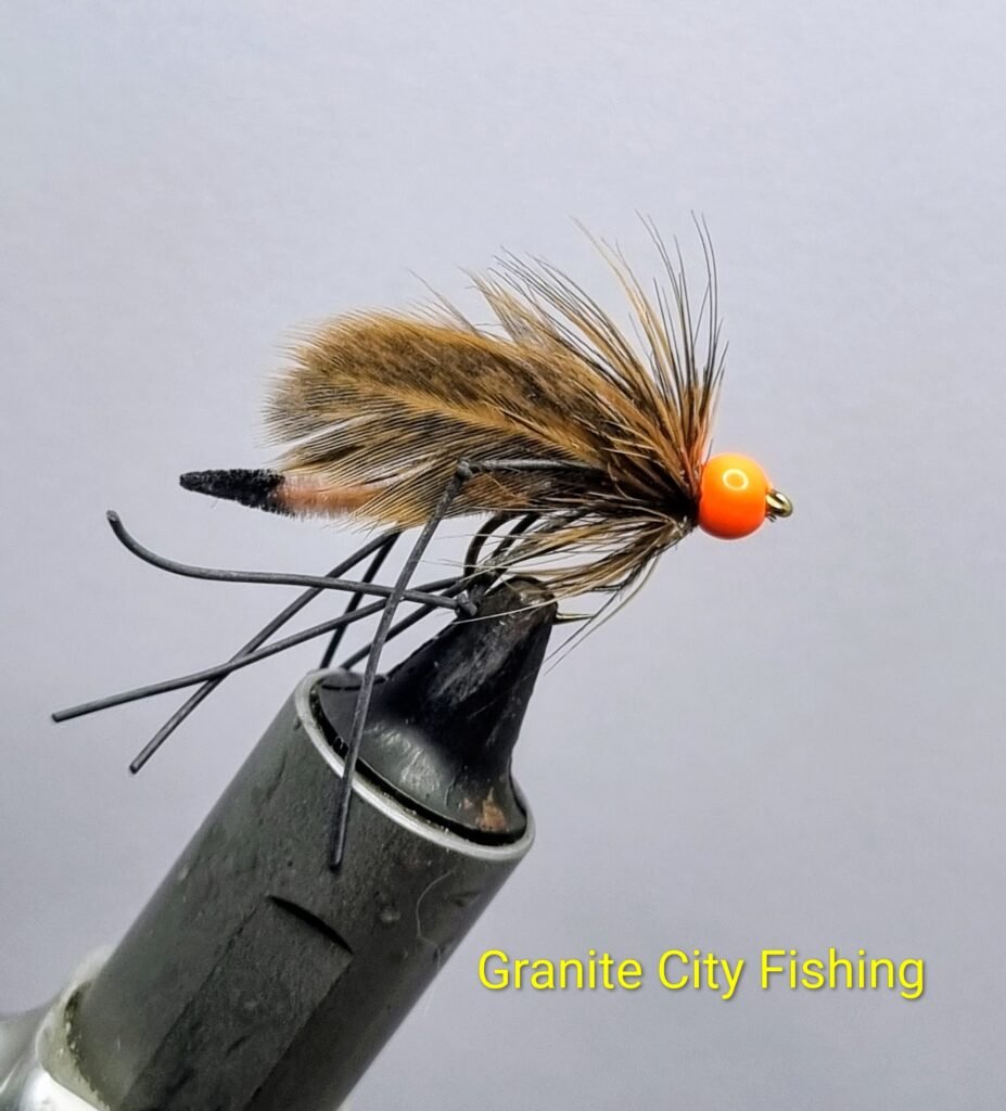 Daddy Long Legs Orange Tungsten BH Flexi Leg