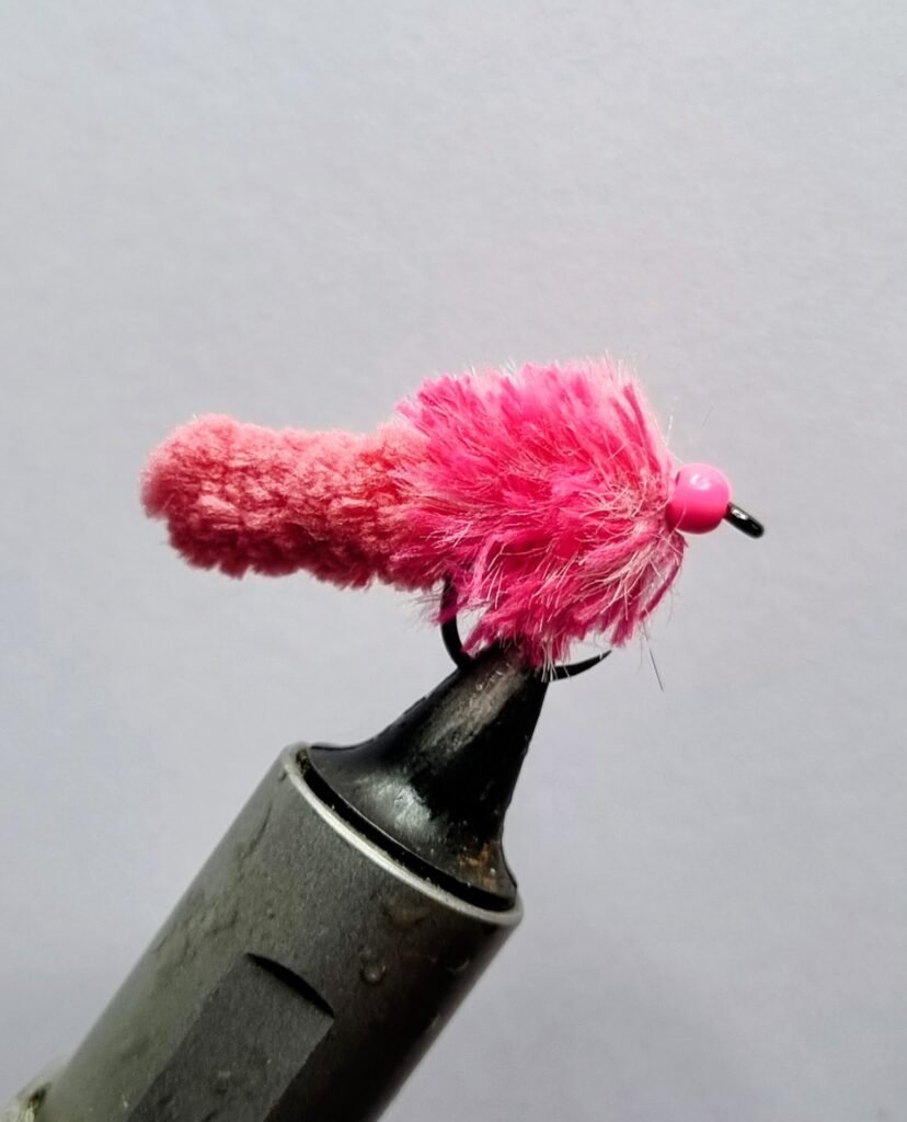 Hand tied Mop Fly for stillwater trout fishing