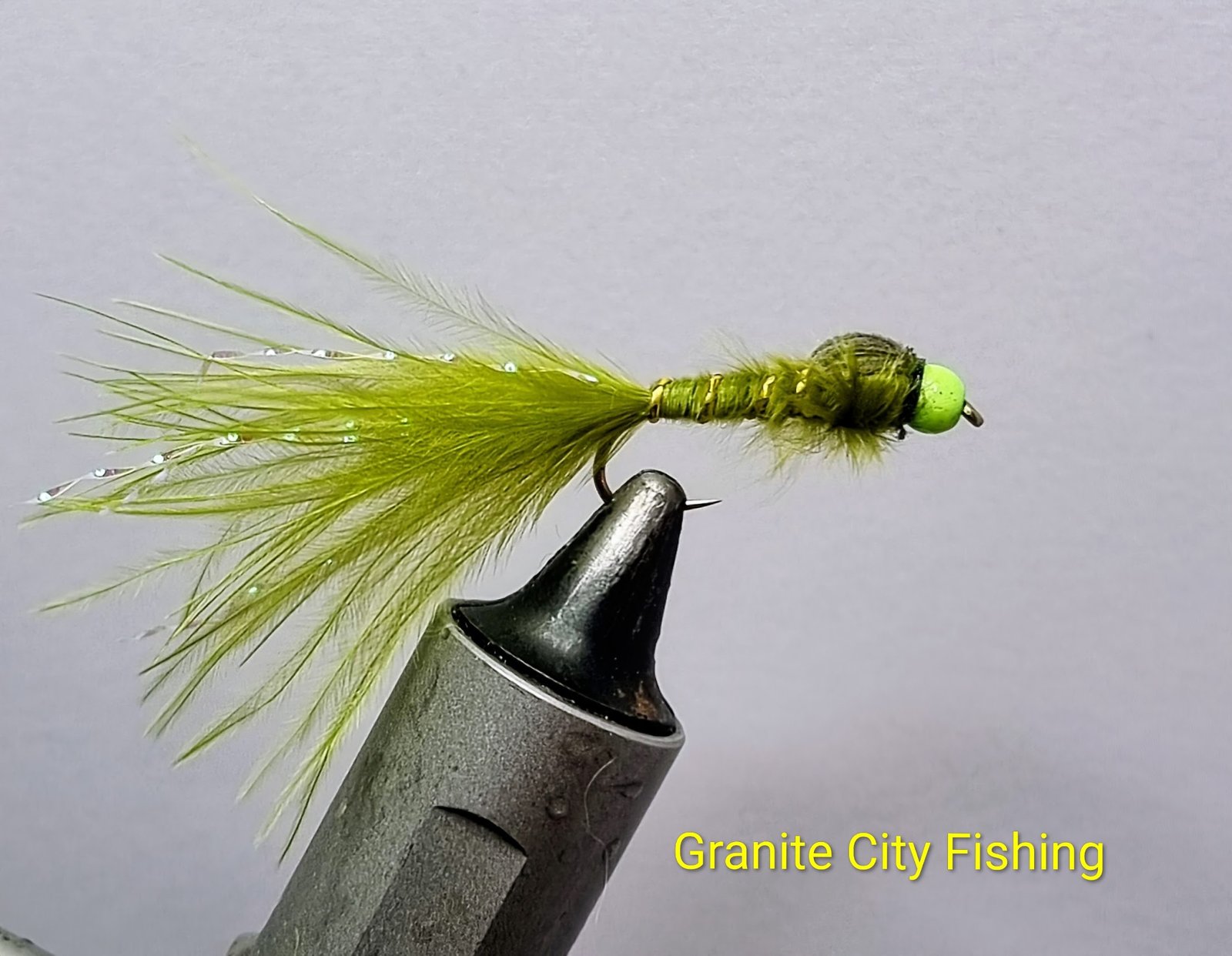 Green Hothead Damsel Fly.