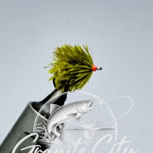 Olive Blob Fly Barbless.