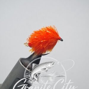 Orange Egg Laying Blob Fly Barbless.