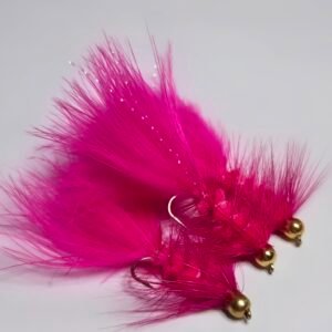 Pink Wooly Bugger Gold Beadhead.