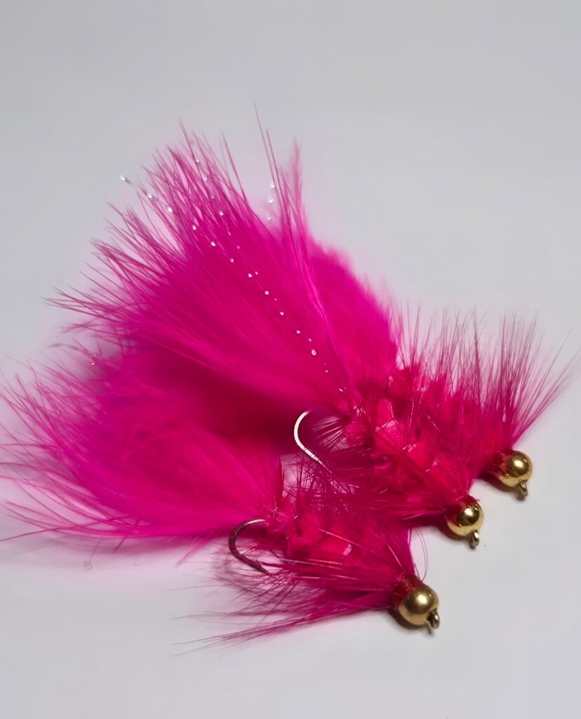 Pink Wooly Bugger Gold Beadhead - Stillwater Trout Fly