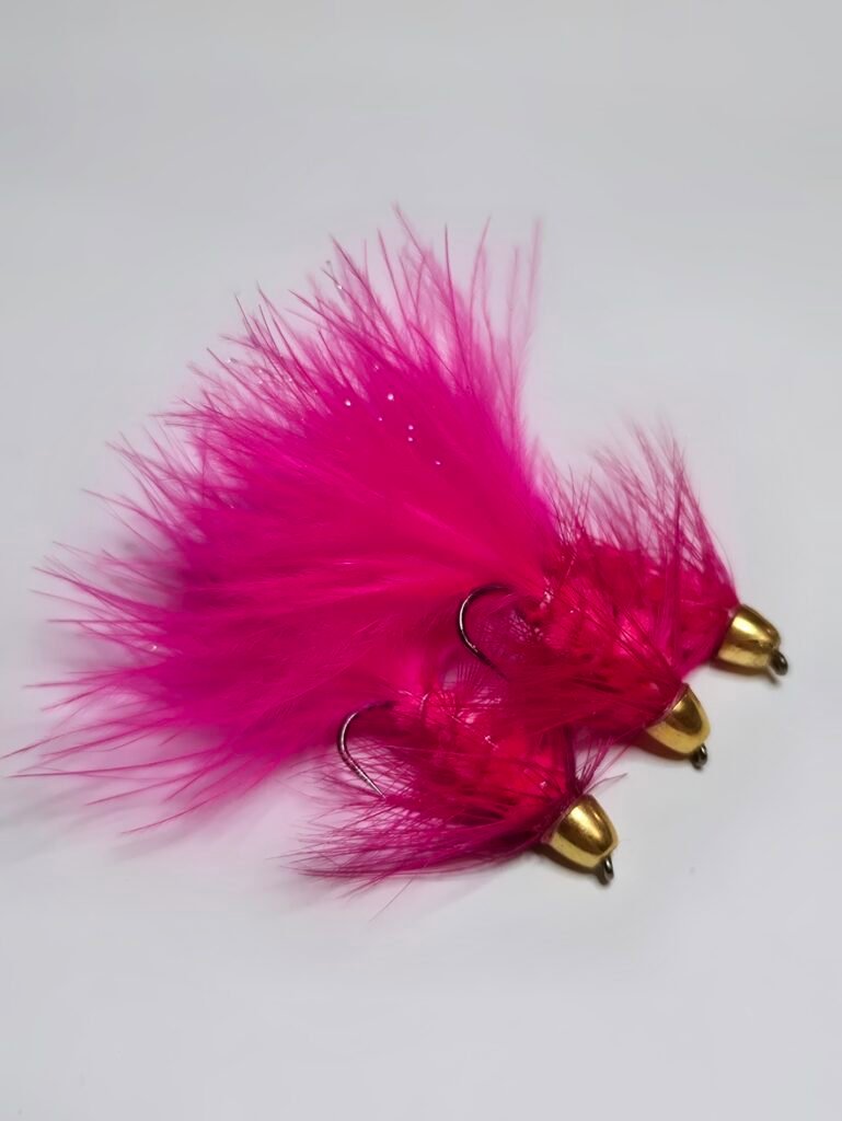 Pink Wooly Bugger Gold Cone Head - Stillwater Trout Fly
