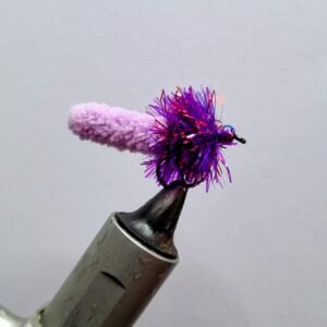 Hand tied Mop Fly for stillwater trout fishing