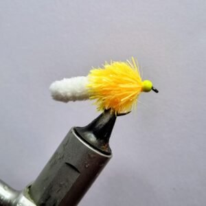 Hand tied Mop Fly for stillwater trout fishing