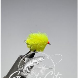 Yellow Egg Laying Blob Fly Barbless.