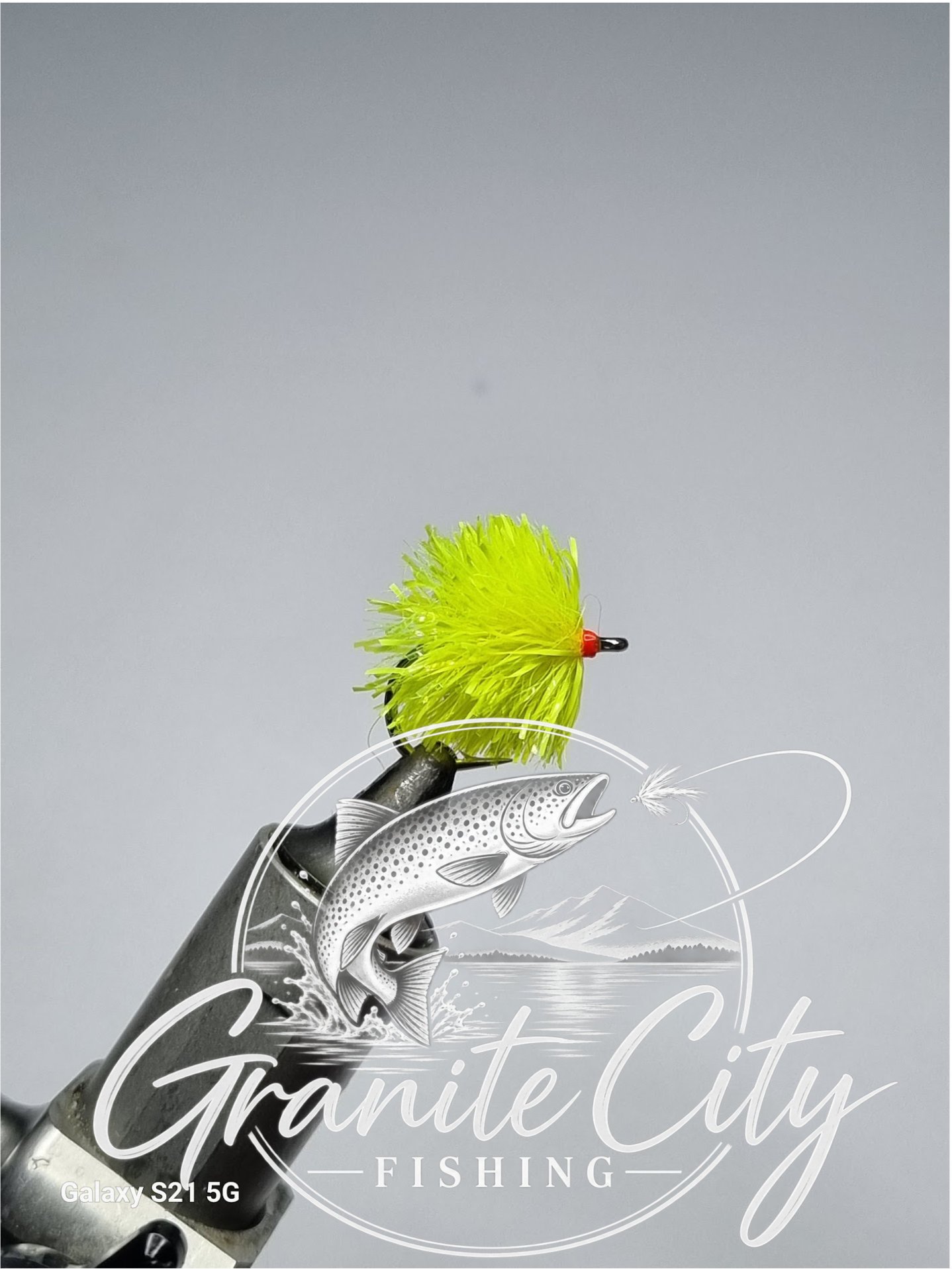 Chartreuse Blob Fly Barbless.