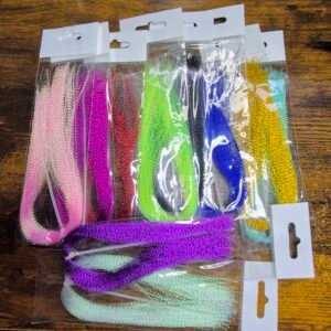 Crystal Flash Fly Tying Material – Fine, reflective strands for adding sparkle and attraction to trout flies, blobs, lures, nymphs and streamer patterns. from Granite City Fishing